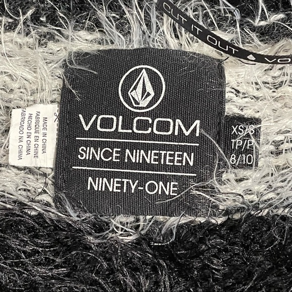 Volcom Women’s Fuzzy Open Front Sweater - Picture 12 of 16